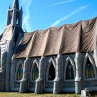 Foto/Imagem Missionário ganha igreja inflável para continuar trabalho de evangelização na Rússia Noticia Religião