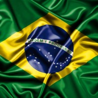 Hino Nacional do Brasil Texto Video e a bandeira Brasileira