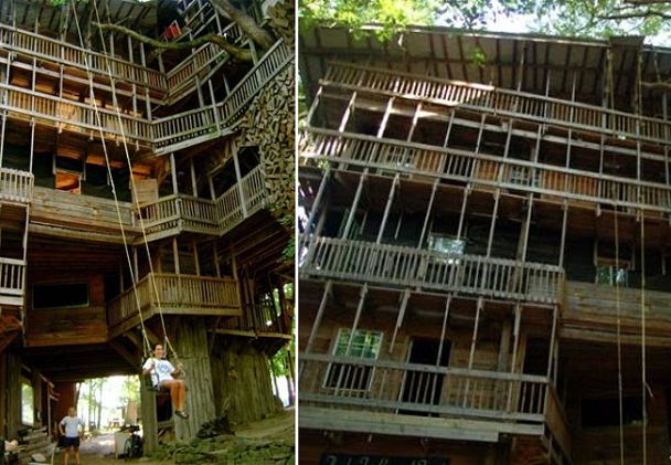 A maior casa de árvore do mundo A maior casa de árvore do mundo